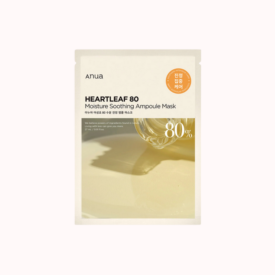 ANUA Heartleaf 80 Moisture Soothing Ampoule Mask - CHERIPAI