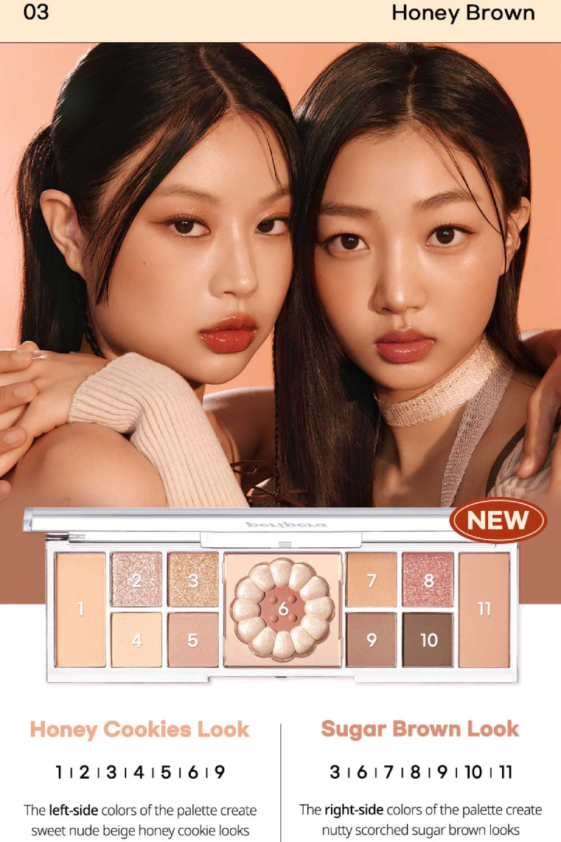 PERIPERA All Take Mood Like Palette #03 Honey Brown - CHERIPAI