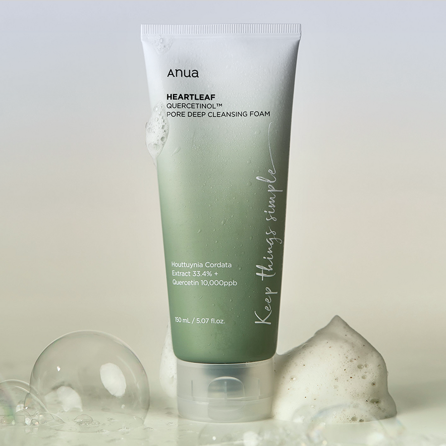 ANUA Heartleaf Quercetinol Pore Deep Cleansing Foam (150ml)