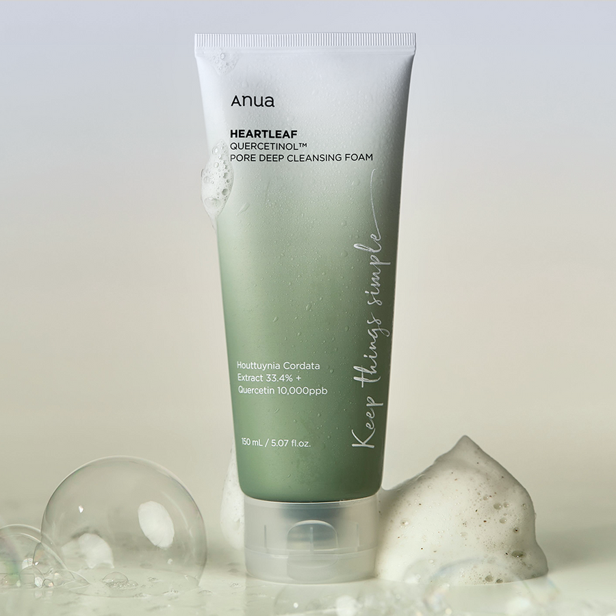 ANUA Heartleaf Quercetinol Pore Deep Cleansing Foam (150ml) - CHERIPAI