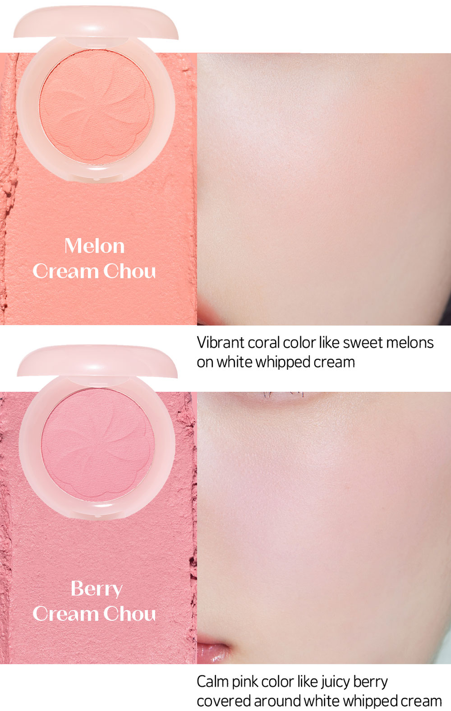 ETUDE Whipping Velvet Blusher - 2 Shades (7g)