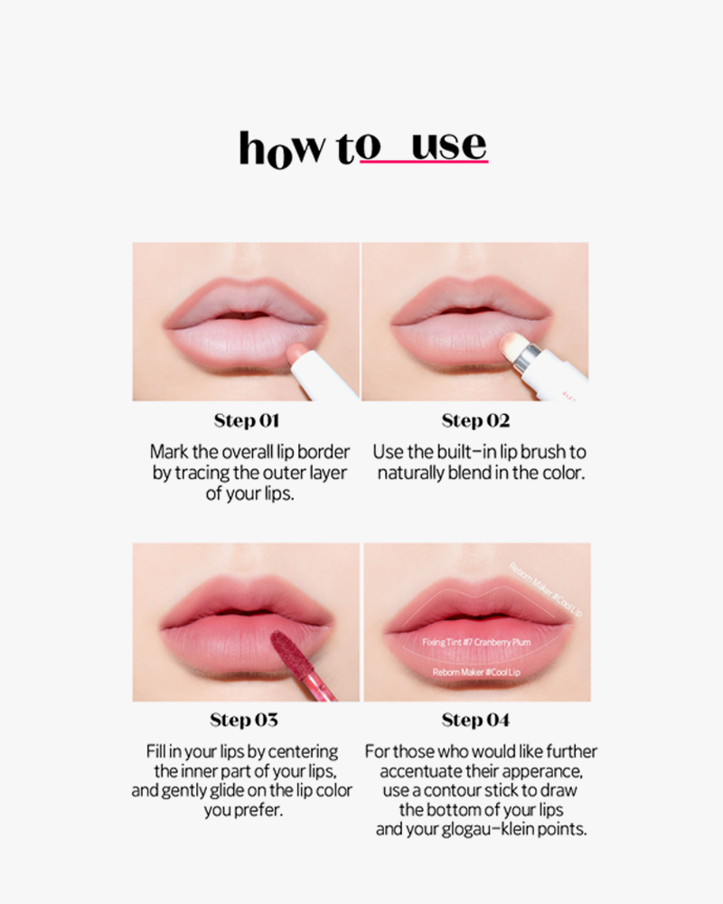 ETUDE Reborn Maker Over Lip - 2 Shades (1g)