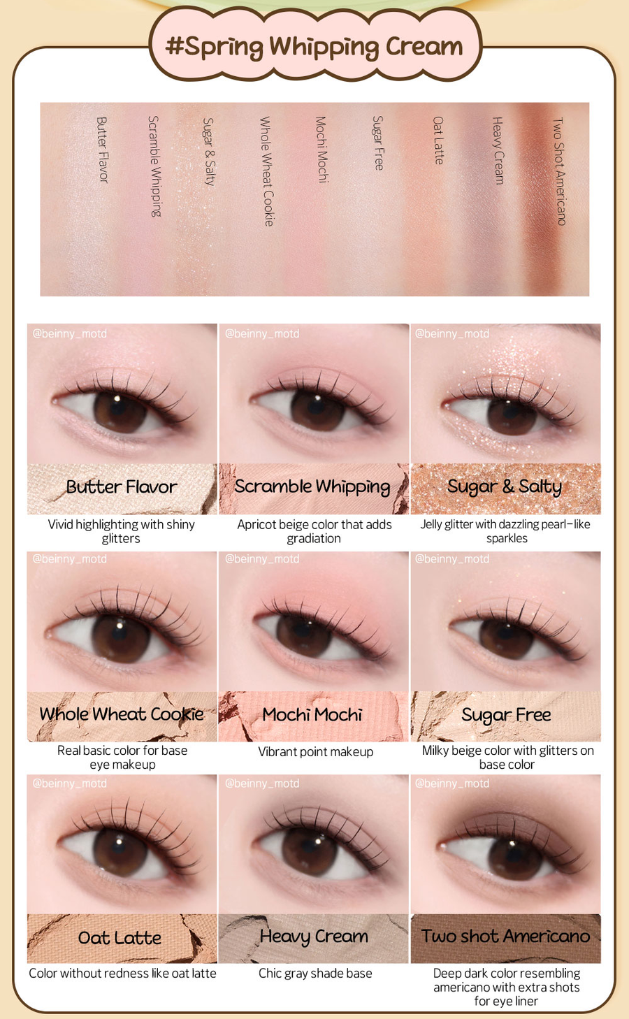 ETUDE Play Color Eyes Whipping Cloud Edition -2 Shades (11.75g)