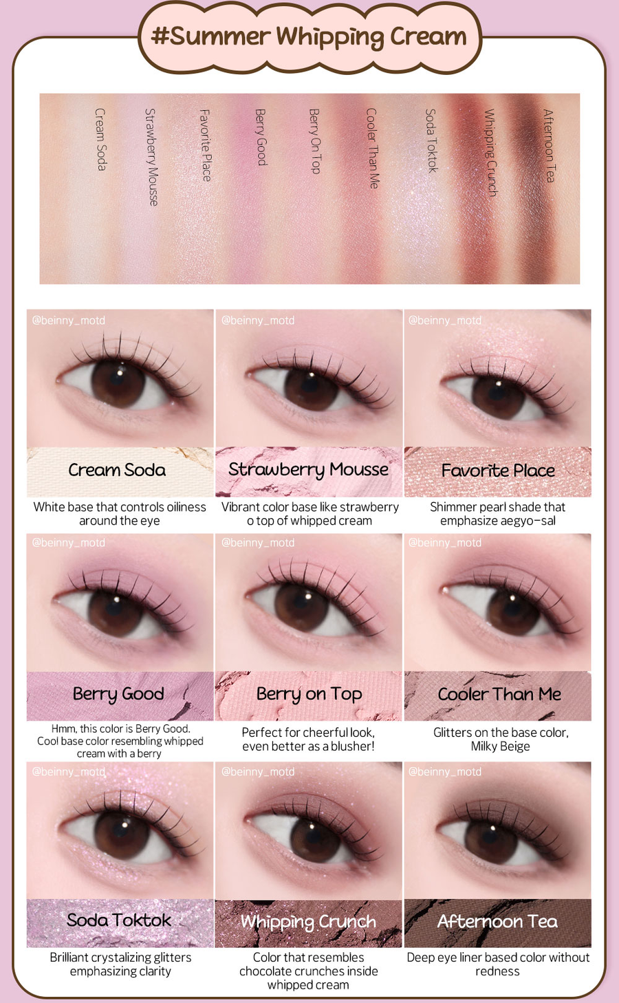 ETUDE Play Color Eyes Whipping Cloud Edition -2 Shades (11.75g)