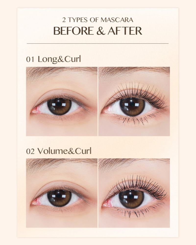 FWEE J-Curling Mascara - 2 Types (7g) - CHERIPAI