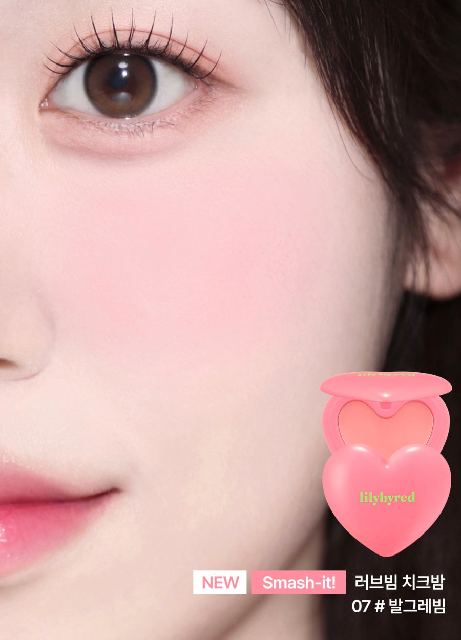 LILYBYRED Luv Beam Cheek Balm Smash-It! Edition #07 Ruddy Pink (3.5g)