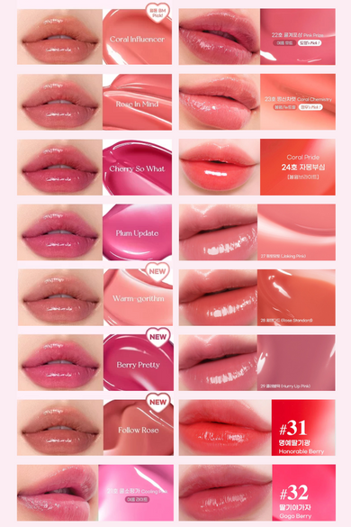 Mood And Tone Color Pink PERIPERA Ink Mood Glowy Tint (15 Shades