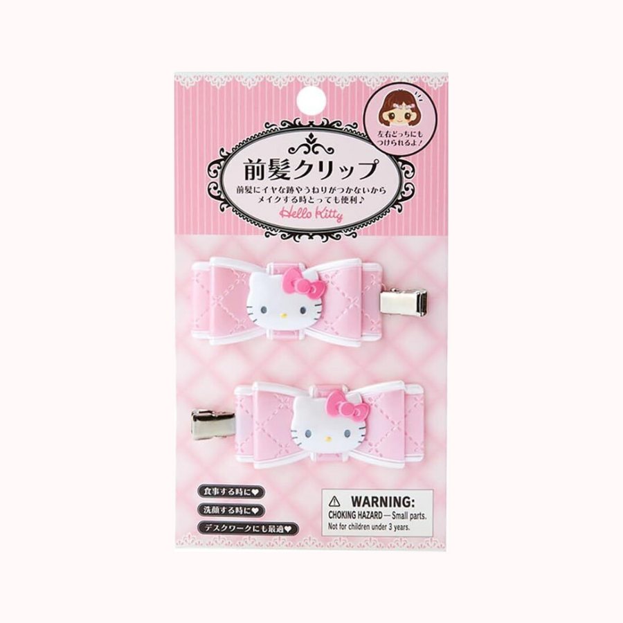 SANRIO Quilted Ribbon Hair Clip (5 Types)