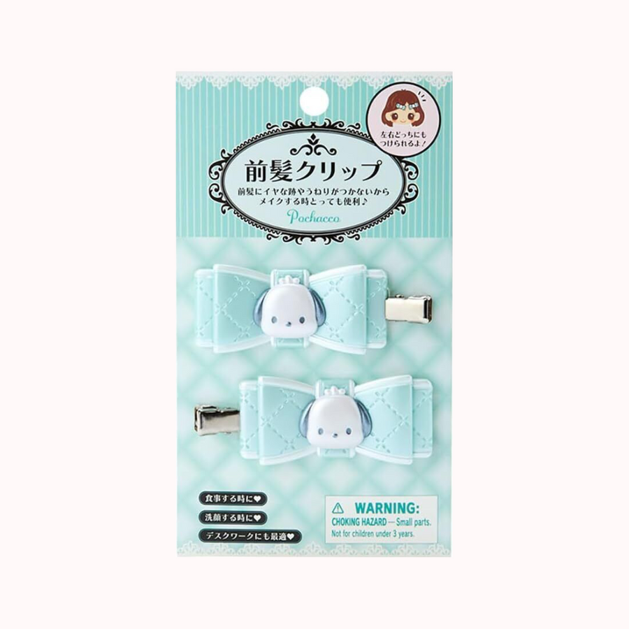 SANRIO Quilted Ribbon Hair Clip (5 Types)