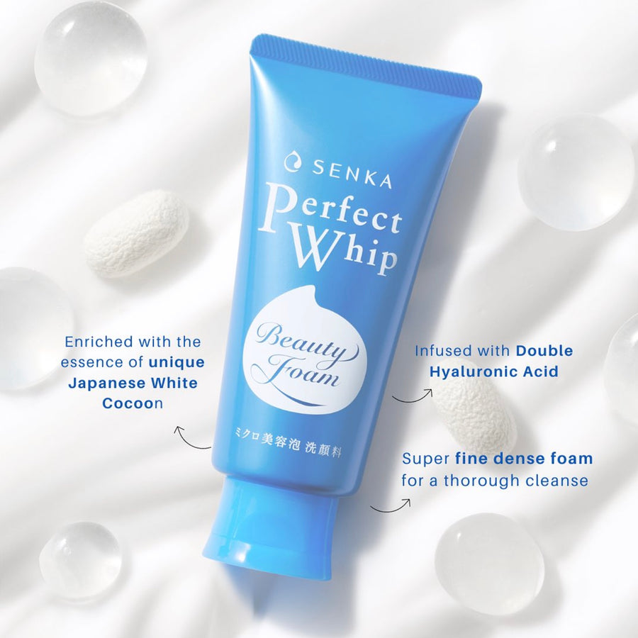 SHISEIDO Senka Perfect Whip Beauty Foam (120g) - CHERIPAI