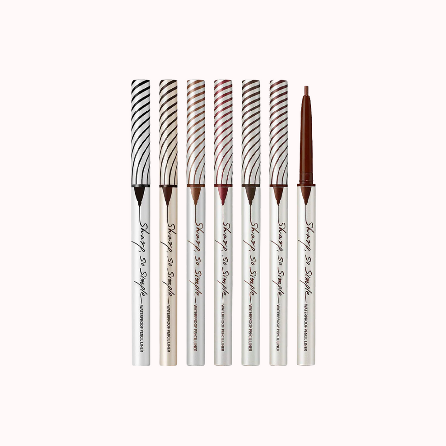 CLIO Sharp, So Simple Waterproof Pencil Liner - 5 Shades (0.14g) - CHERIPAI