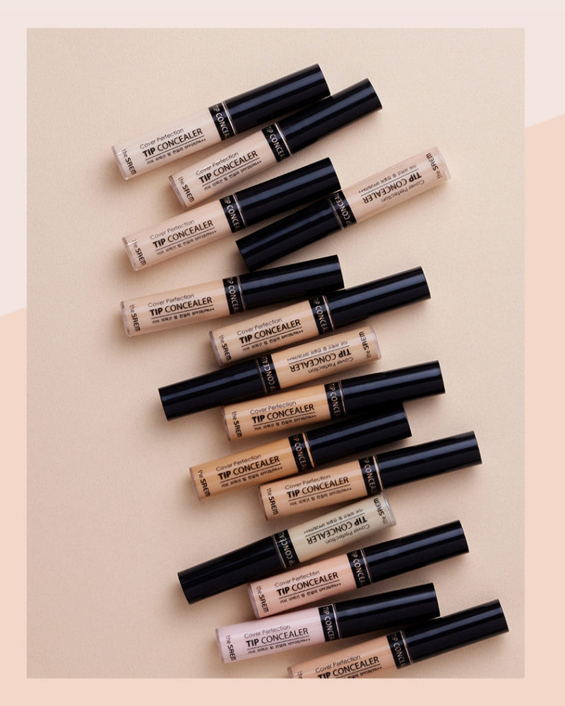 THE SAEM Cover Perfection Tip Concealer SPF 28 PA++ 10 Shades (6.8g)