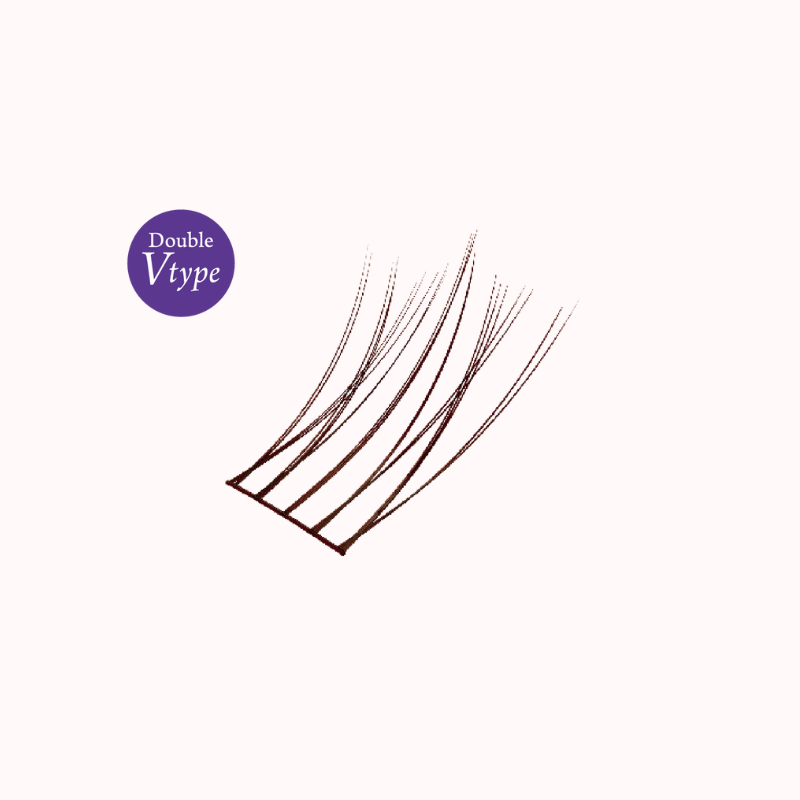 MICHE BLOOMIN' Eyelash Extensions No. 50 Mix Tail Ext Brown (48 Pieces)