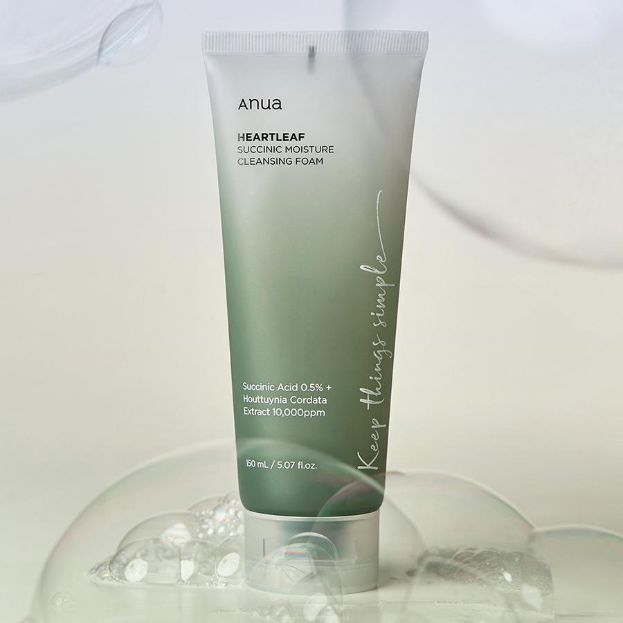 ANUA Heartleaf Succinic Moisture Cleansing Foam (150ml)