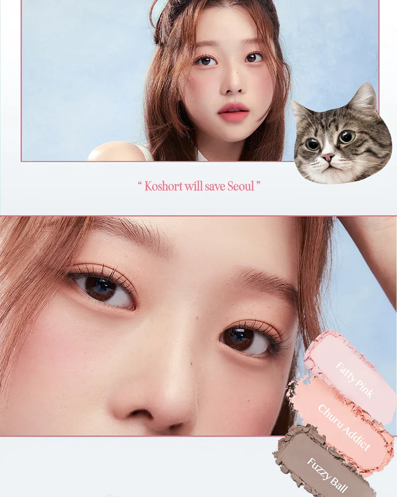 CLIO Pro Eye Palette Koshort In Seoul Limited Edition (+ Sticker Set) - 2 Types - CHERIPAI