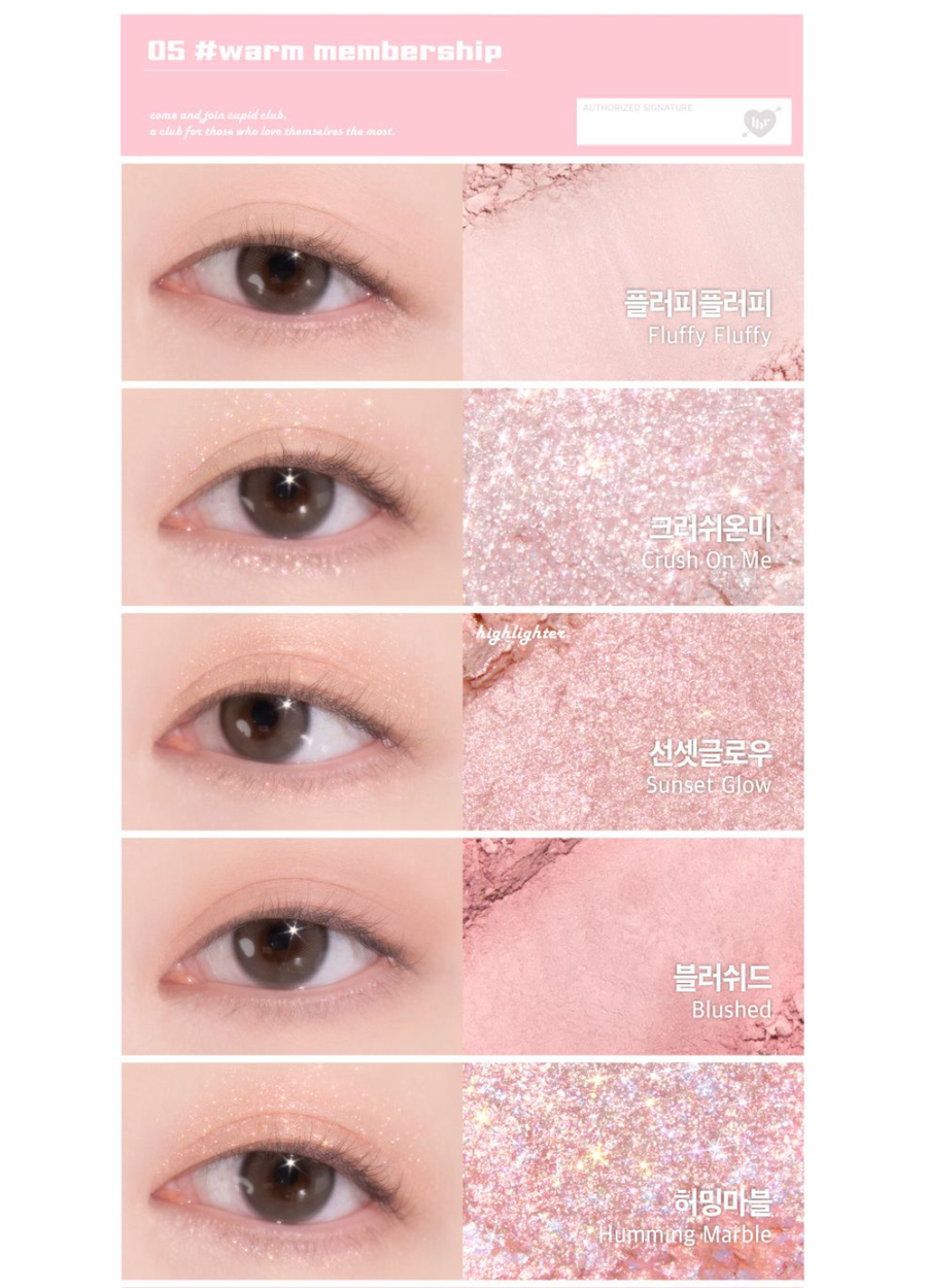 LILYBYRED Mood Keyboard Cupid Club Edition #05 Warm Membership (10.5g) - CHERIPAI