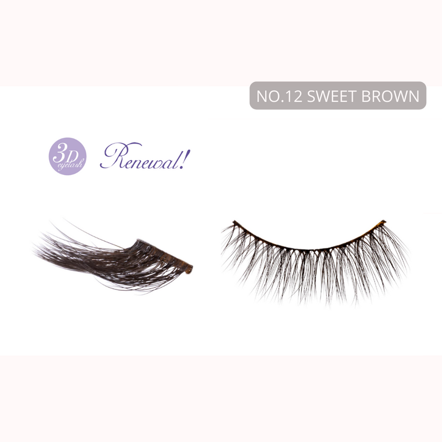 MICHE BLOOMIN' No.12 Sweet Brown Eyelashes (4 Pairs) - CHERIPAI