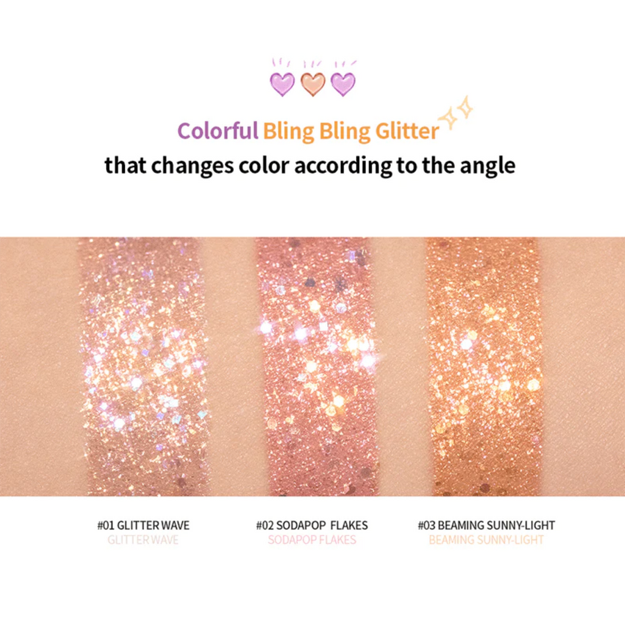 PERIPERA Sugar Twinkle Liquid Glitter (3 Shades) - CHERIPAI