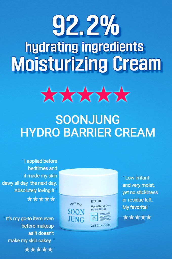 ETUDE HOUSE Soon Jung Hydro Barrier Cream (75ml)