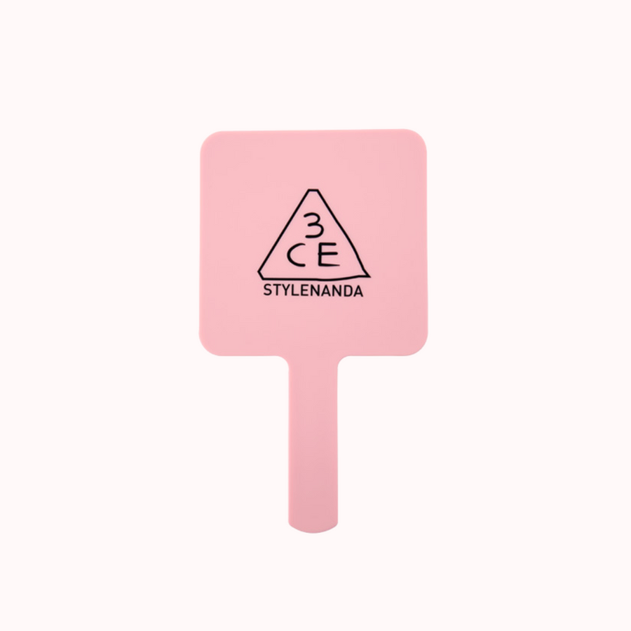 3CE - Mini Square Hand Mirror (Pink Rumour)