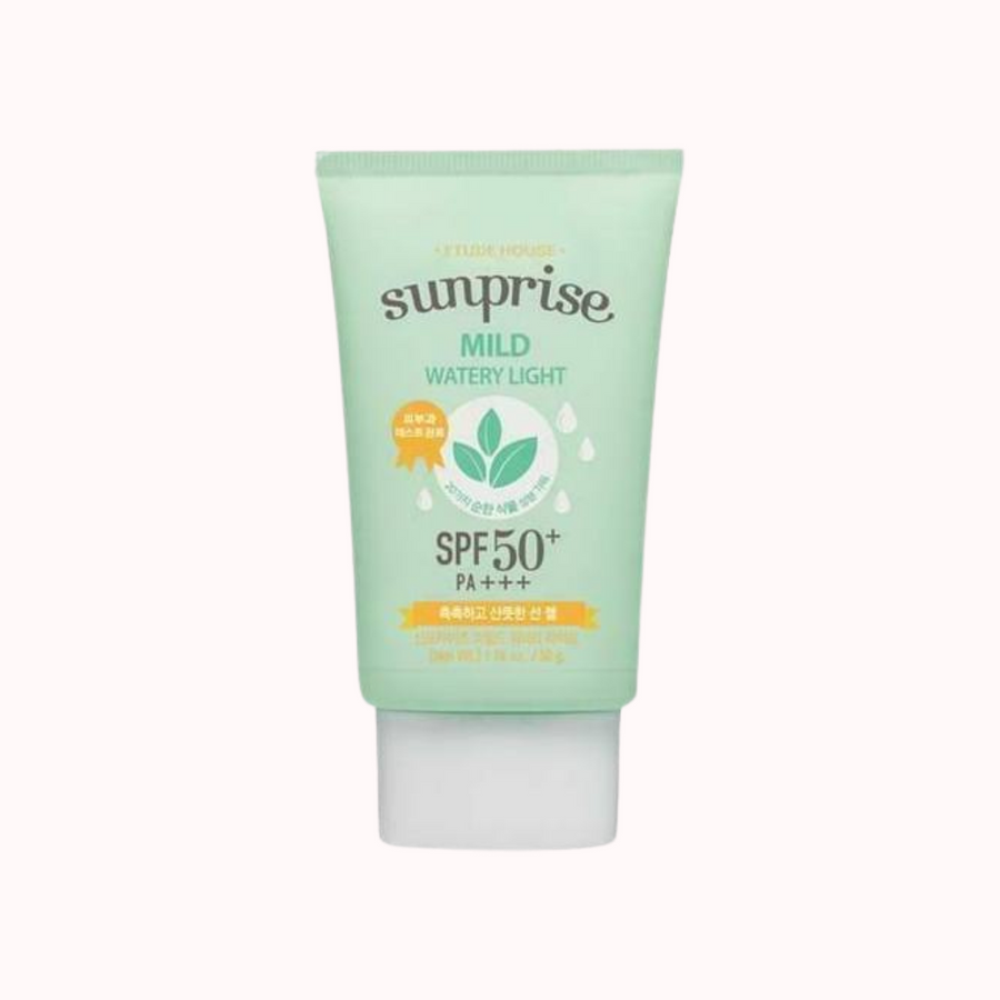 ETUDE HOUSE Sunprise Mild Watery Light Sunscreen SPF 50+ PA+++ (50ml) - CHERIPAI