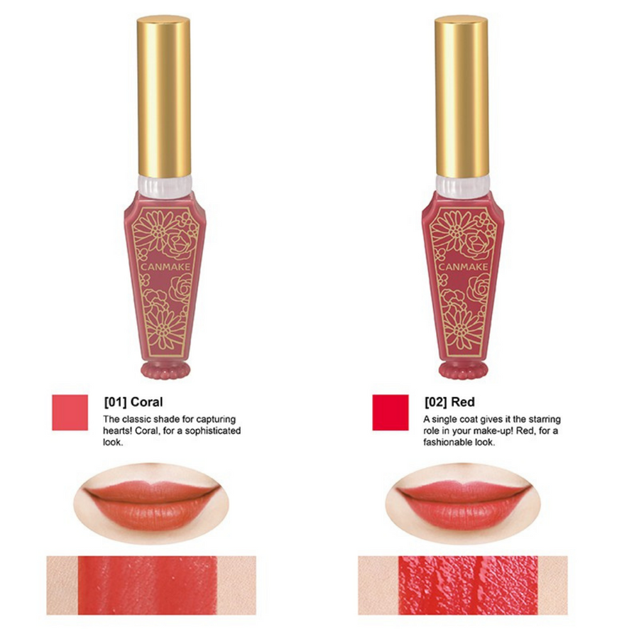 CANMAKE Lip Matte Tint 02 Red - CHERIPAI