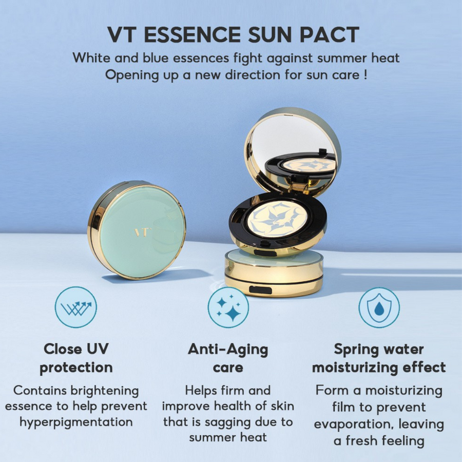 VT Essence Sun Pact SPF 50+ PA+++ - CHERIPAI