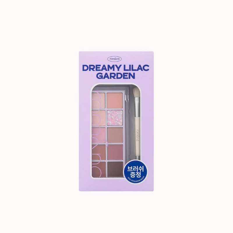 ROMAND Better Than Palette Dual Brush Set - 09 Dreamy Lilac Garden - CHERIPAI