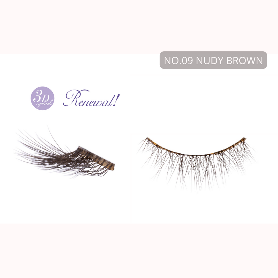 MICHE BLOOMIN' No.09 Nudy Brown Eyelashes (4 Pairs) - CHERIPAI