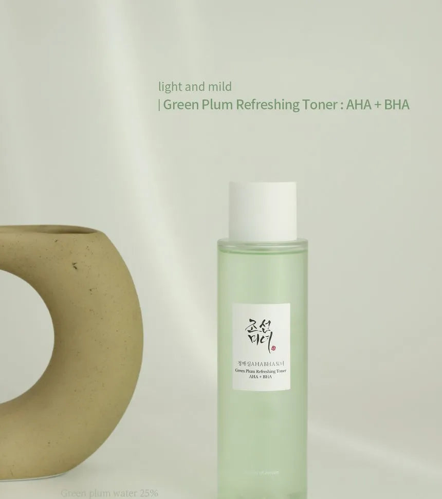 BEAUTY OF JOSEON Green Plum Refreshing Toner AHA + BHA (150ml) - CHERIPAI