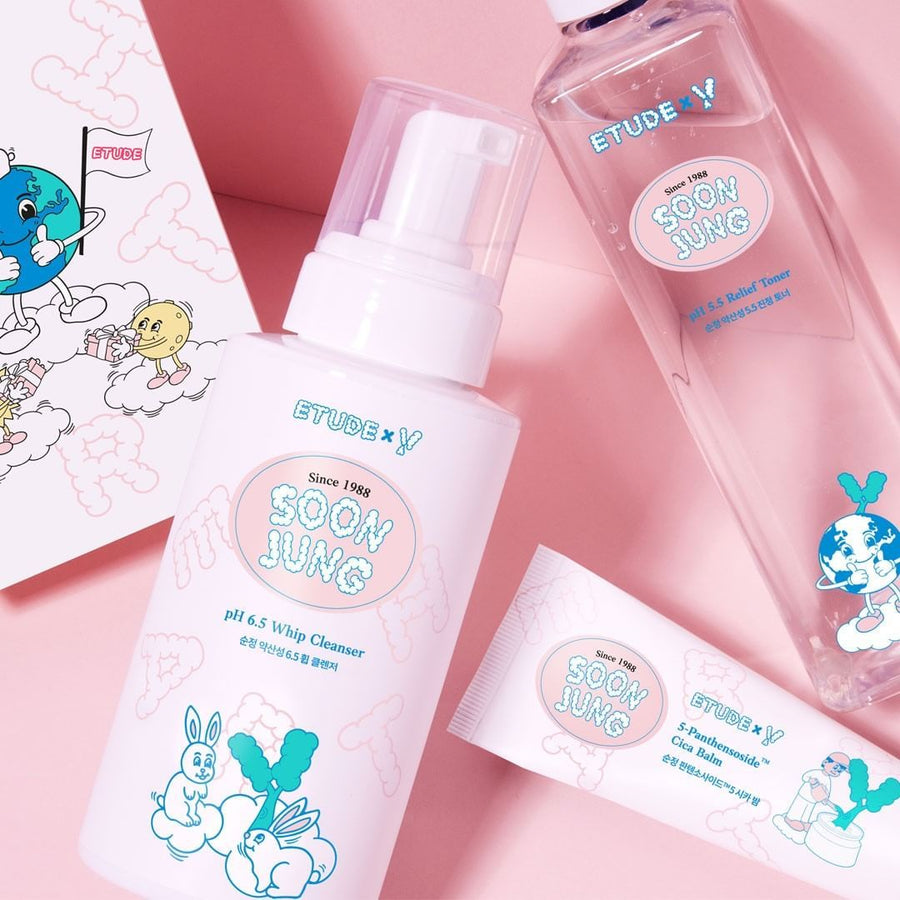 ETUDE HOUSE x CURVESIGN Soon Jung pH 6.5 Whip Cleanser (350ml)