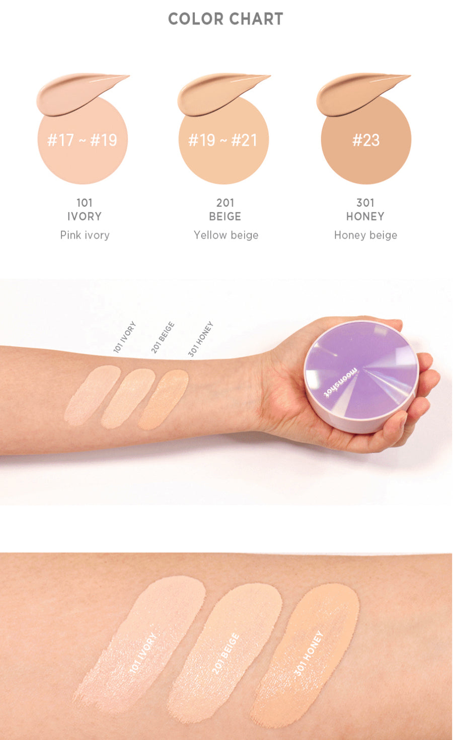 MOONSHOT Micro Glassyfit Cushion [3 Shades] - CHERIPAI