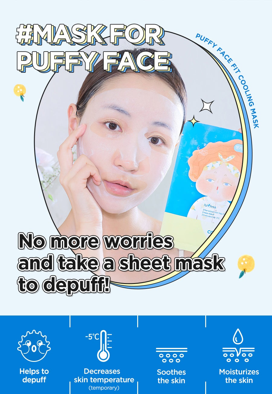 ISNTREE Puffy Face Fit Cooling Mask - CHERIPAI