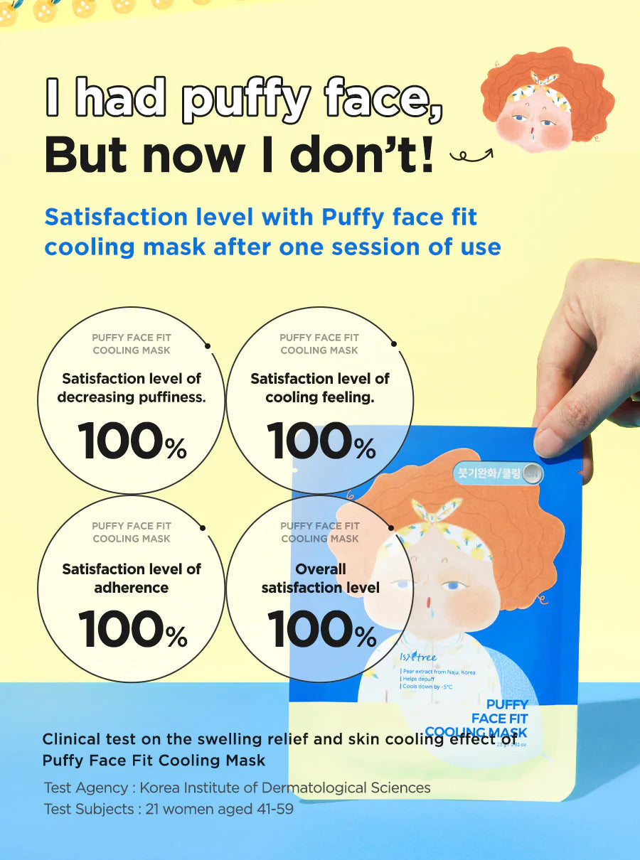 ISNTREE Puffy Face Fit Cooling Mask - CHERIPAI