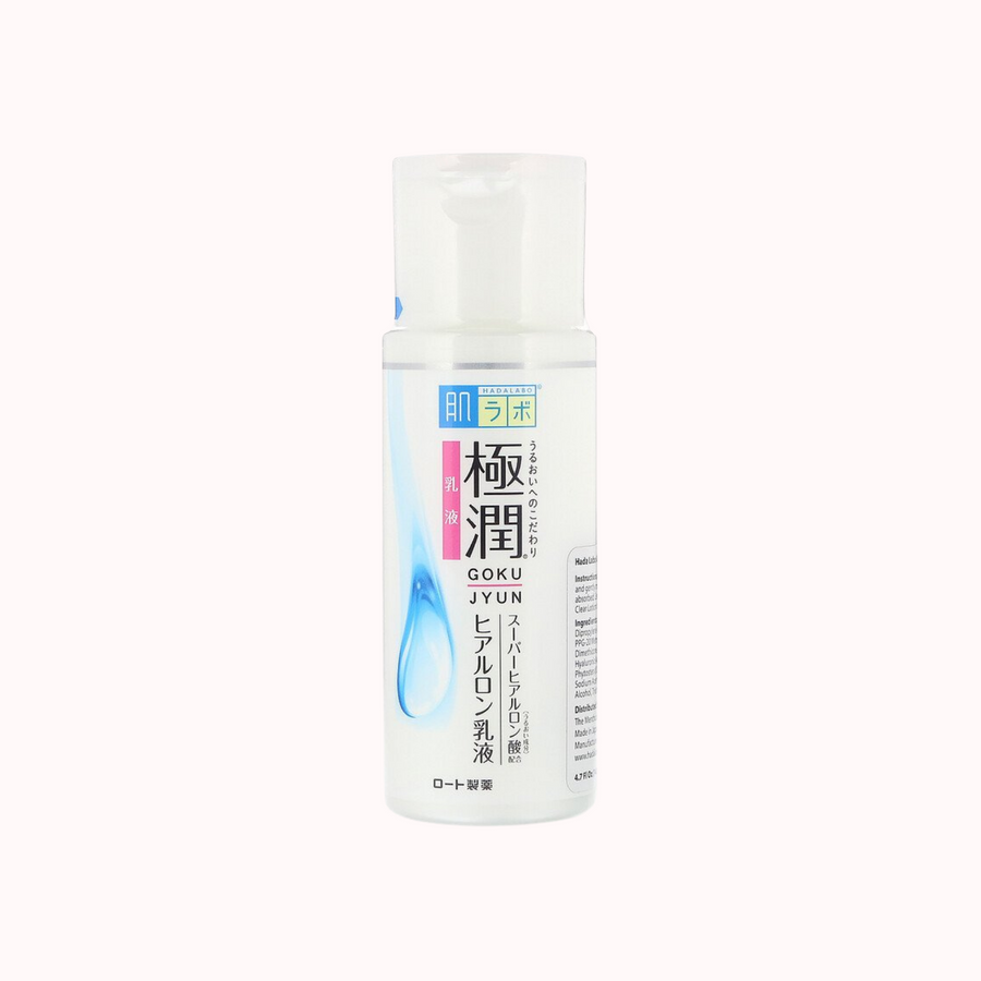 ROHTO MENTHOLATUM Hada Labo Gokujyun Hyaluronic Acid Hydrating Milk (140ml) - CHERIPAI