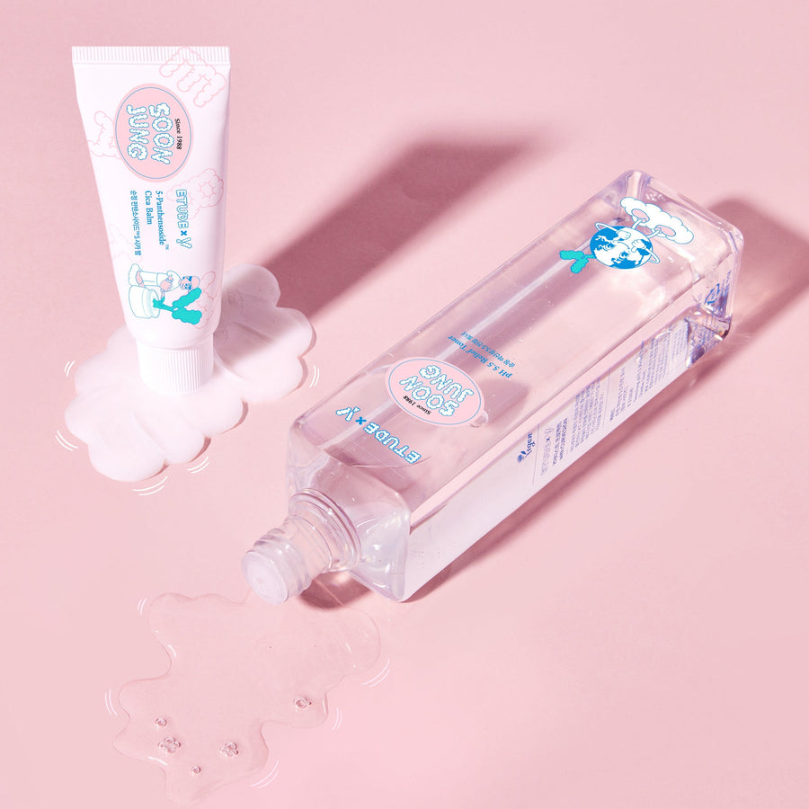 ETUDE X CURVESIGN Soon Jung Toner & 5-Panthensoside Cica Balm Vegan Set